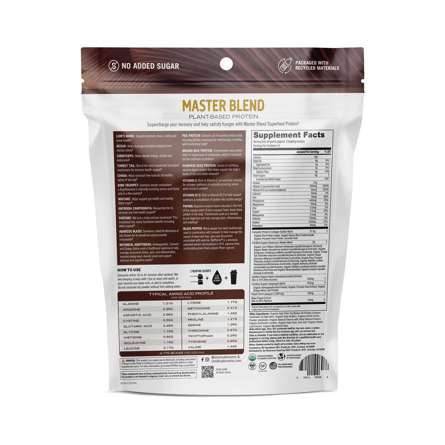 Om Master Blend Plant‑Based Protein