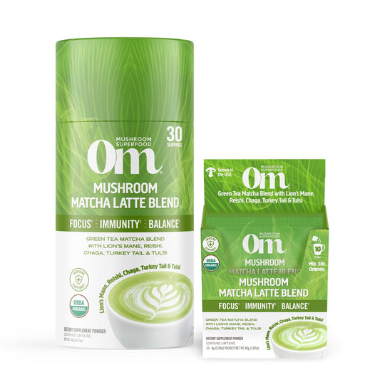 Om Mushroom Matcha Latte Blend
