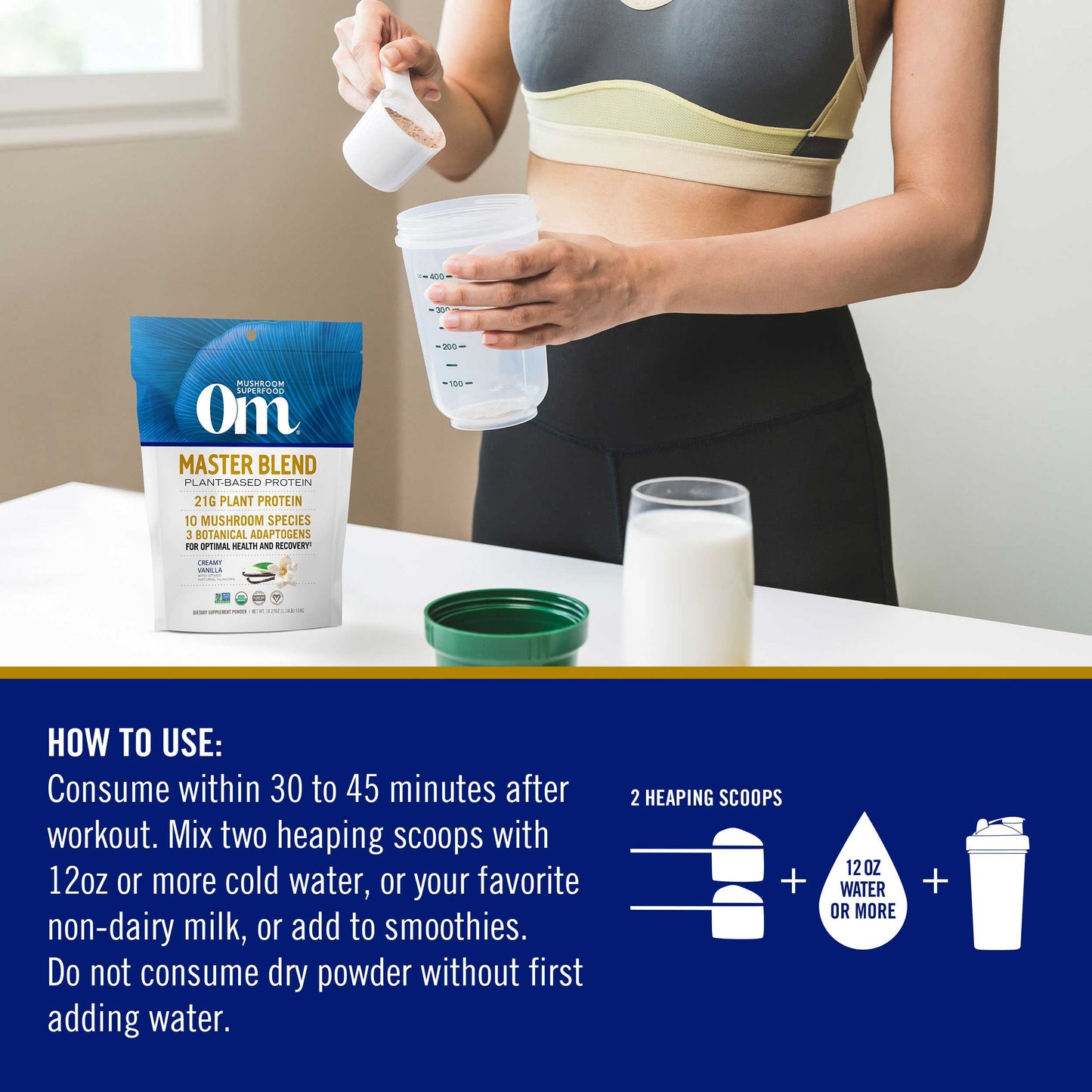 Om Master Blend Plant‑Based Protein