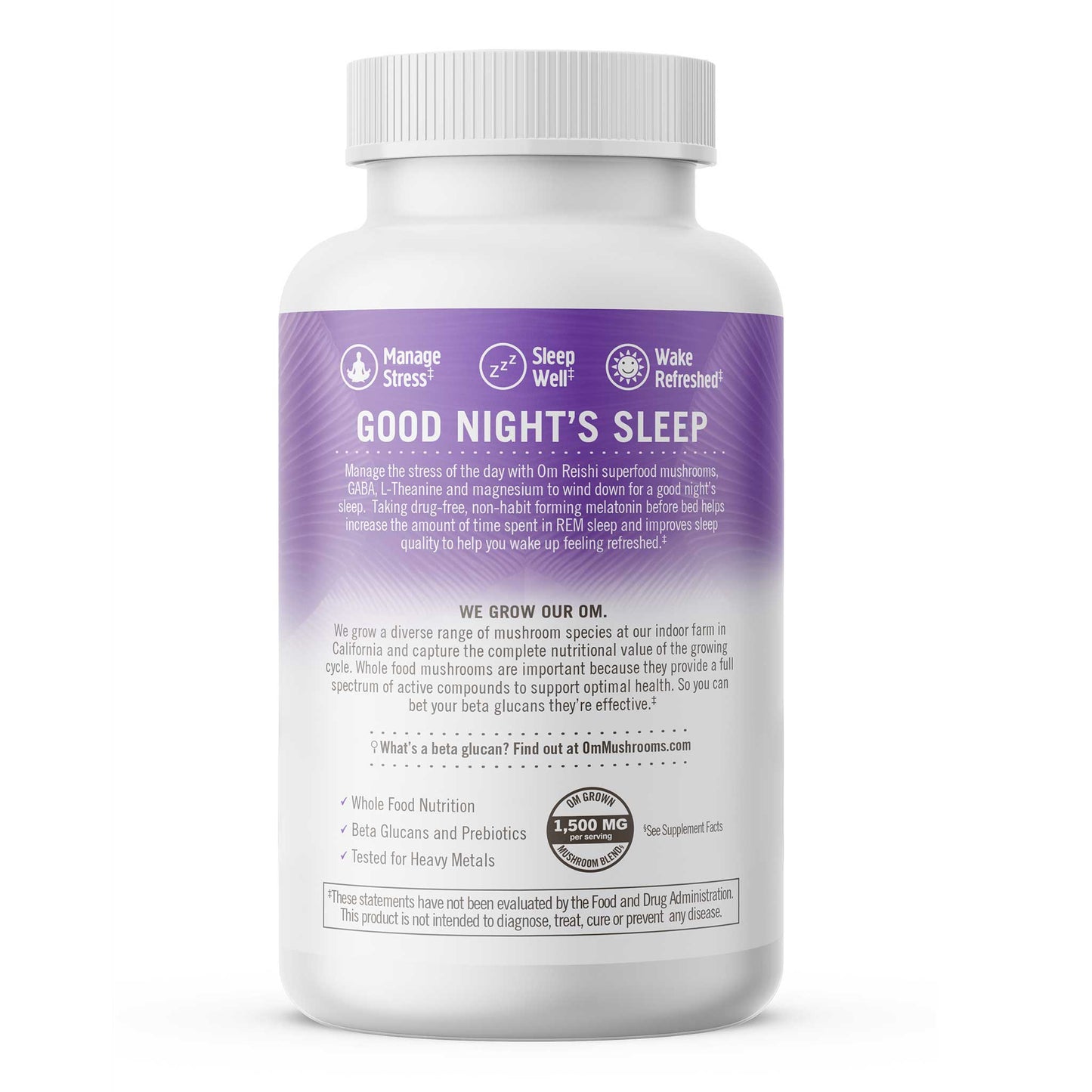 Om Sleep Mushroom Superfood Capsules