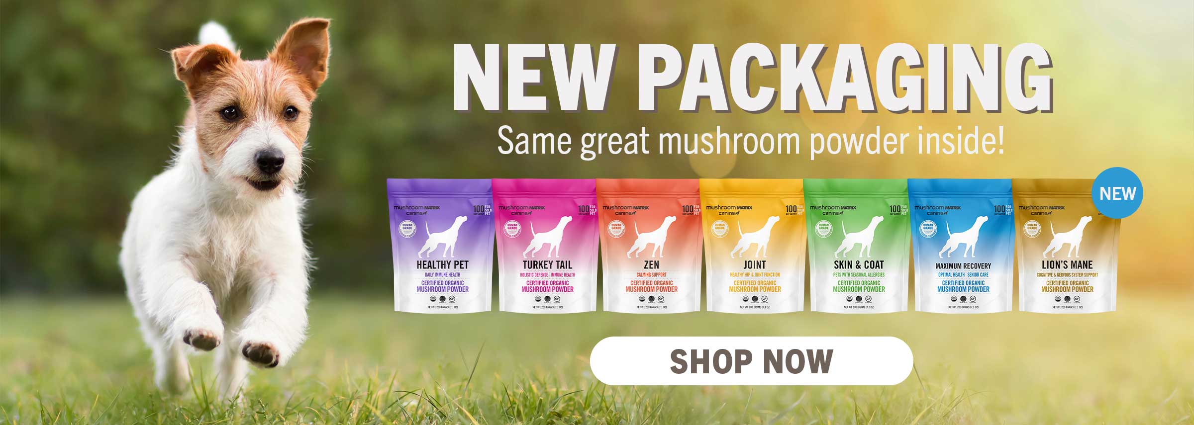 Mushroom Matrix Zen Calming Support Organic Mushroom Powder for Dogs & Cats  -- 3.5 oz - Vitacost