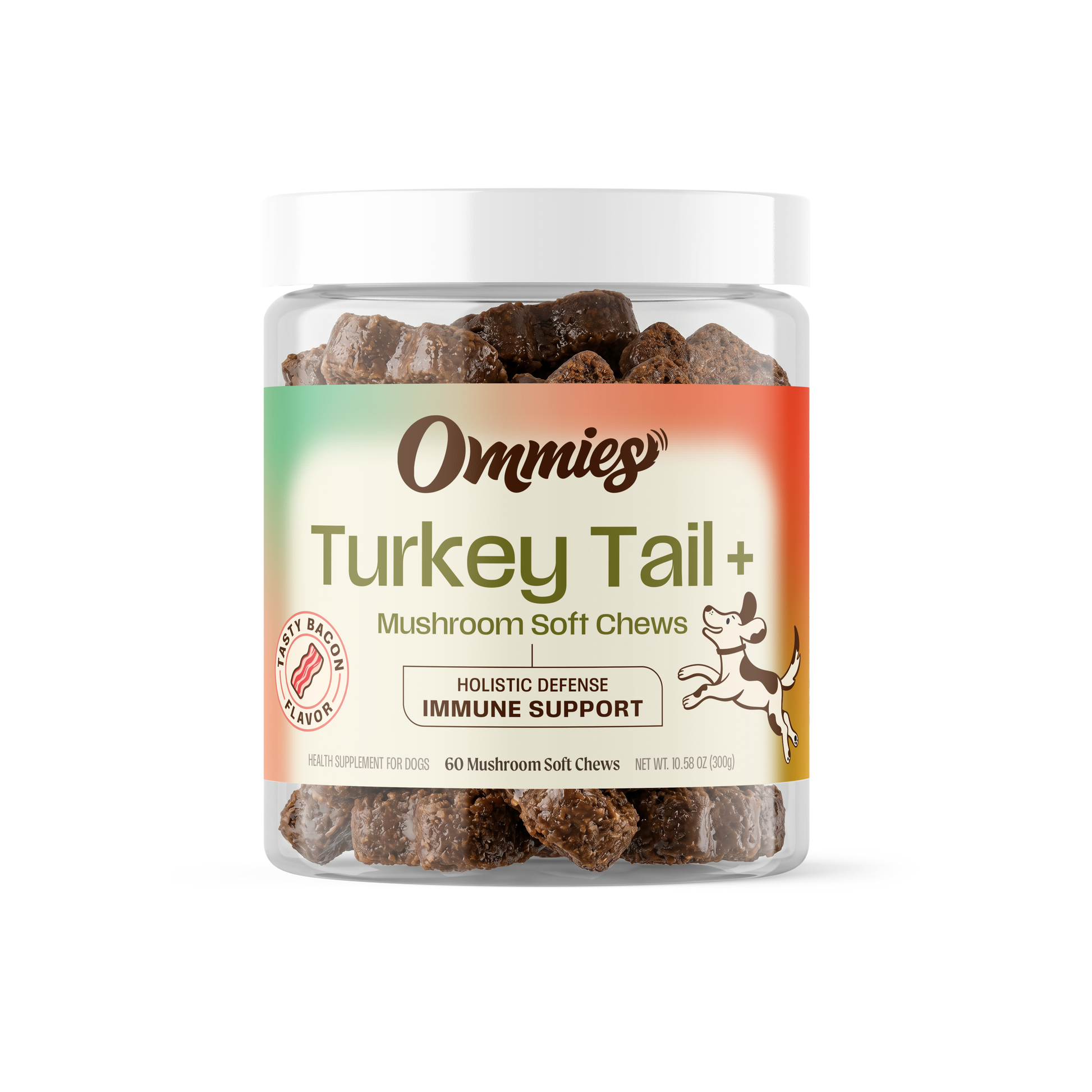 NEW - Ommies Turkey Tail+ Soft Chews for Dogs