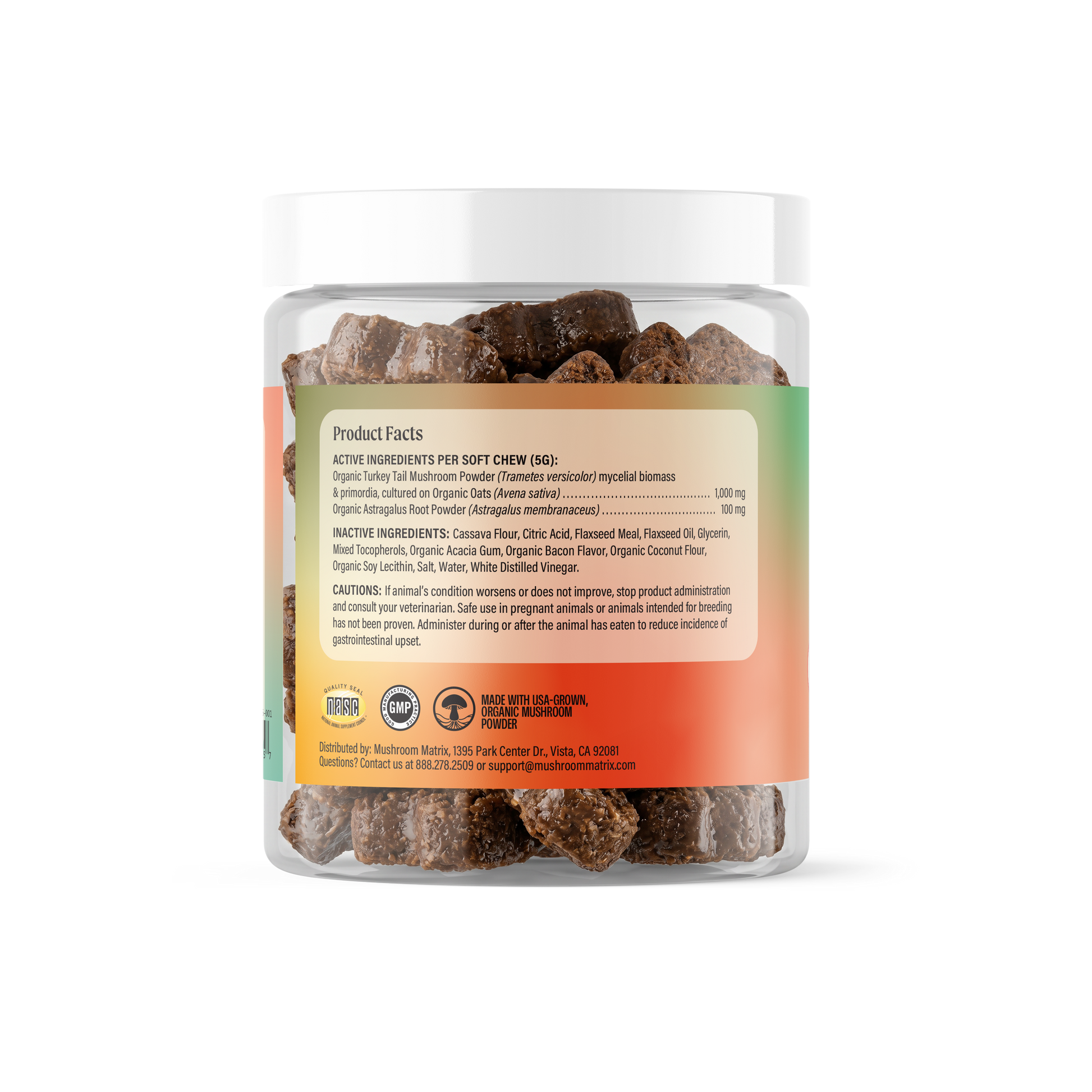 NEW - Ommies Turkey Tail+ Soft Chews for Dogs