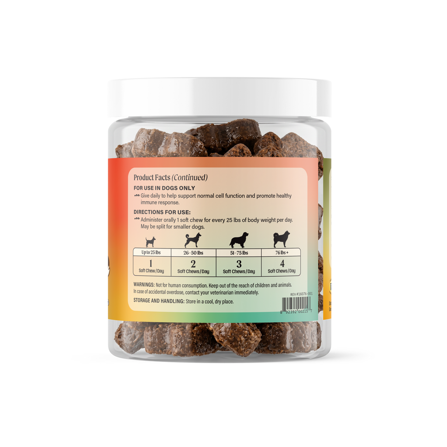 NEW - Ommies Turkey Tail+ Soft Chews for Dogs