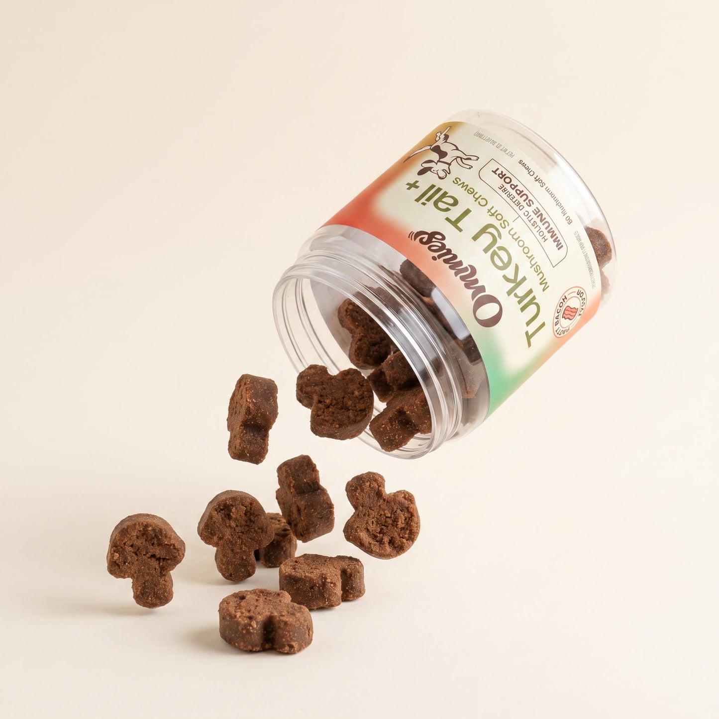NEW - Ommies Turkey Tail+ Soft Chews for Dogs