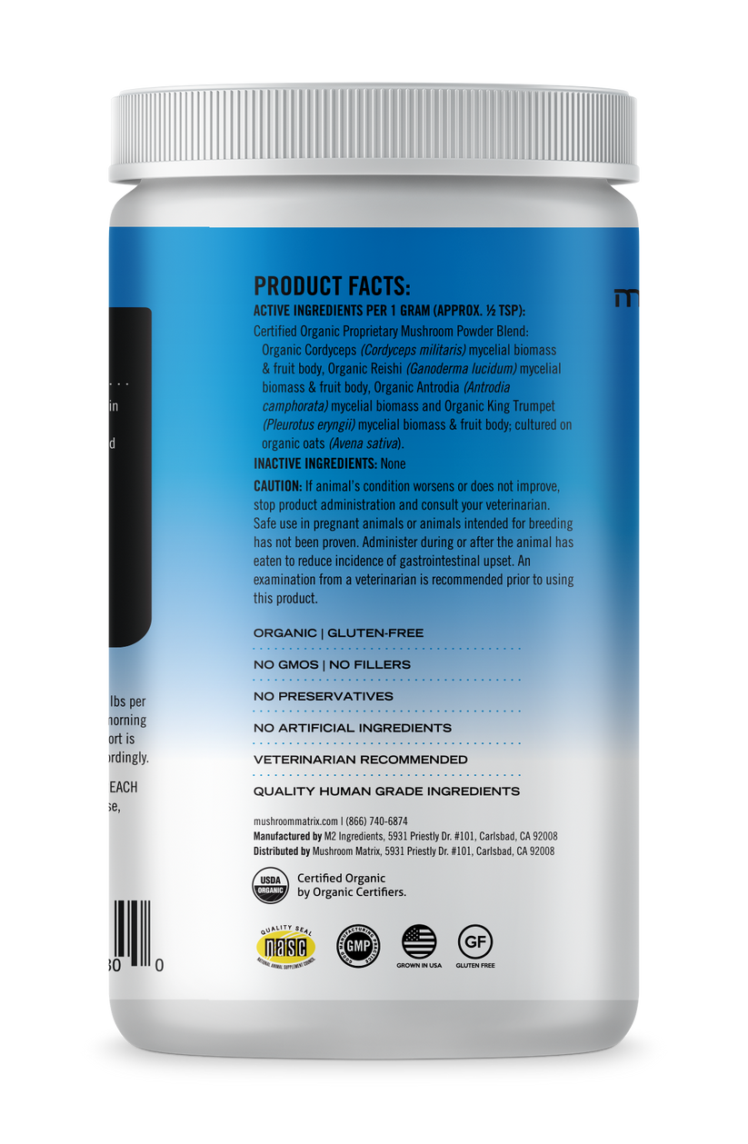 MRM Maximum Recovery Matrix for Pets – Mushroom Matrix