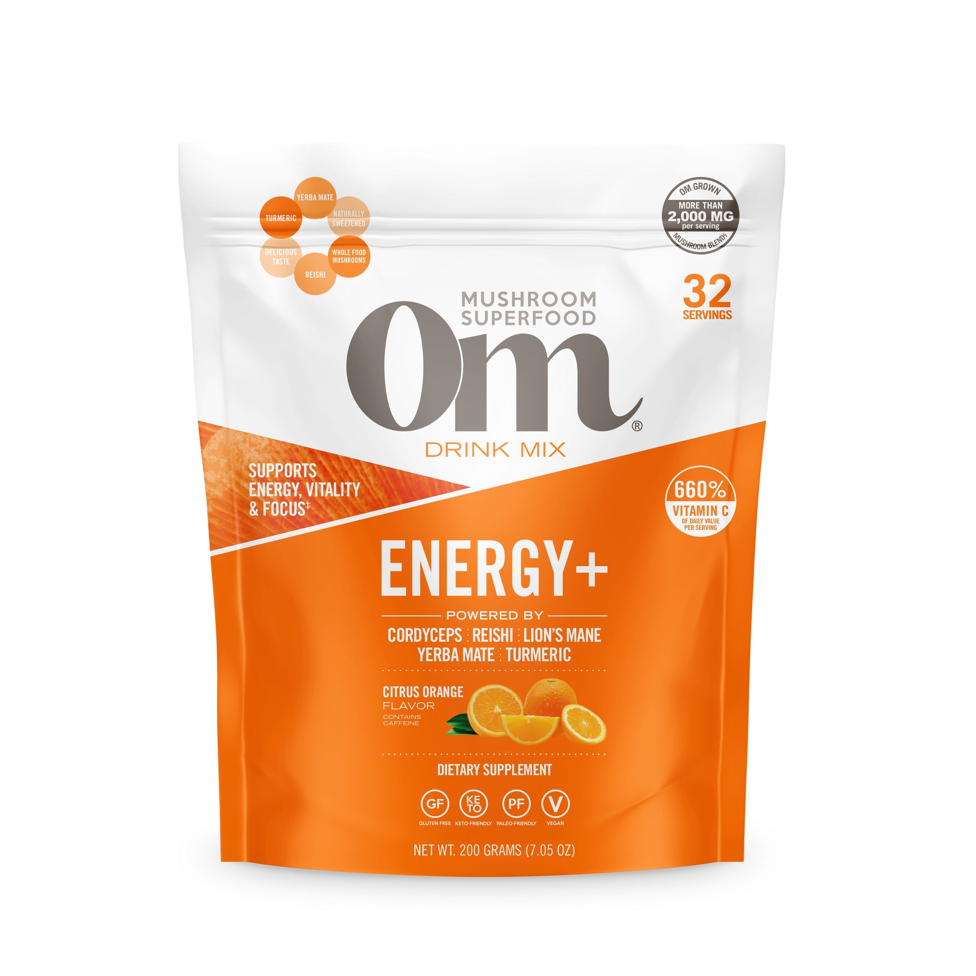 Om Citrus Orange Energy+