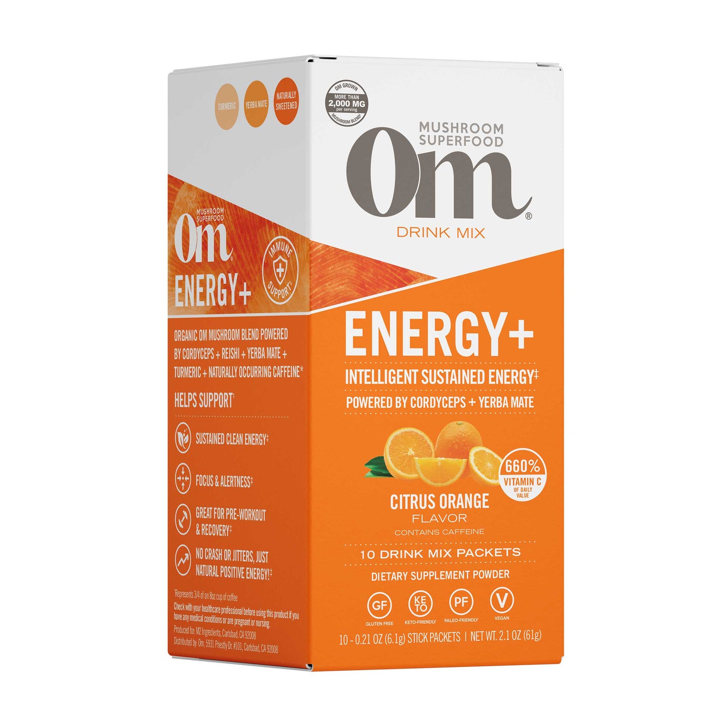 Om Citrus Orange Energy+