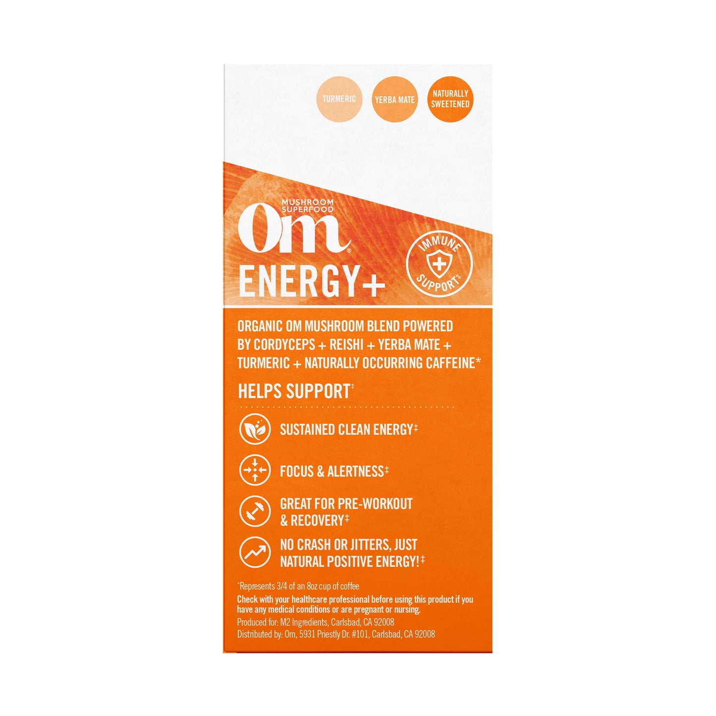 Om Citrus Orange Energy+