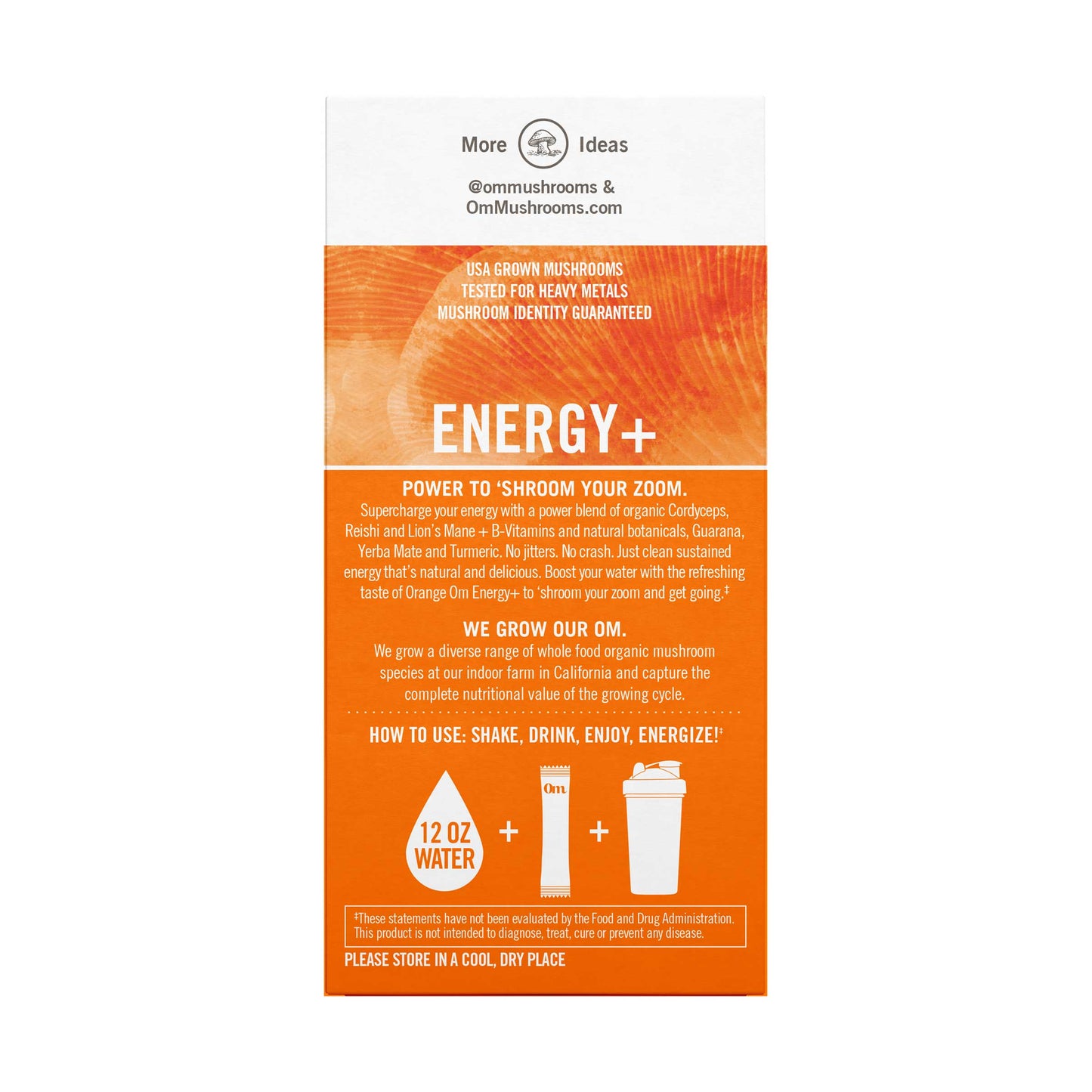 Om Citrus Orange Energy+