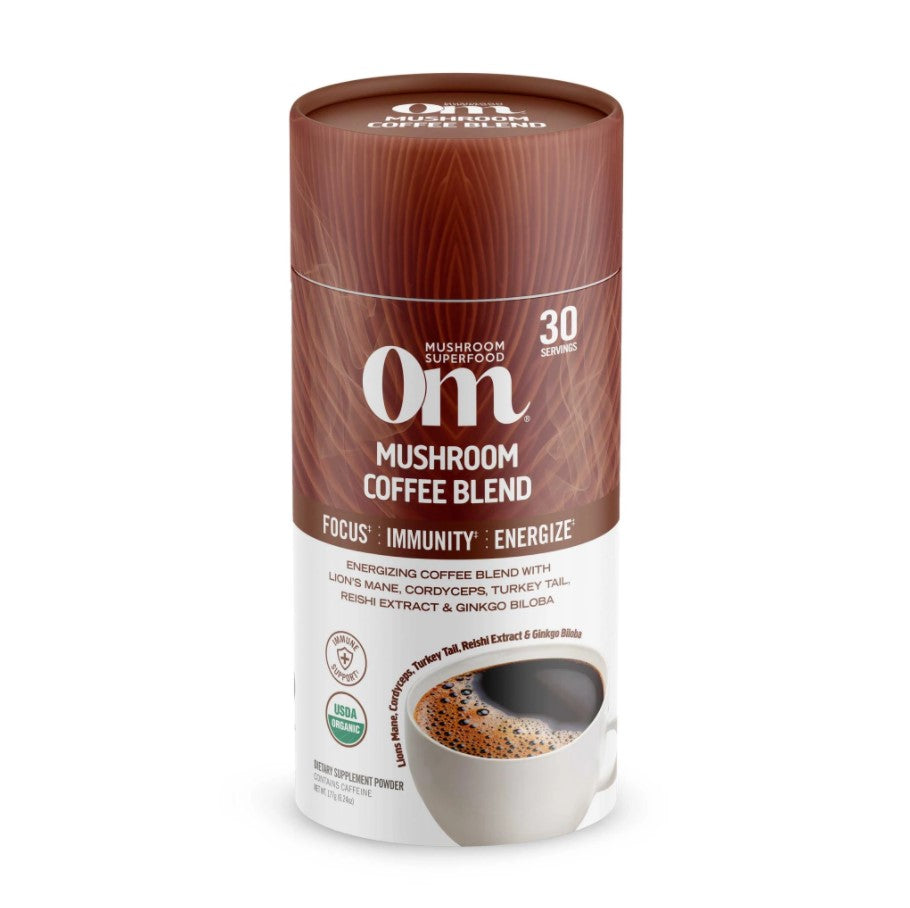 Om Coffee Blend Organic Mushroom Superfood Hot Drink