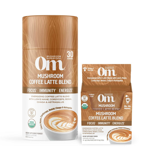 Om Mushroom Coffee Latte Blend