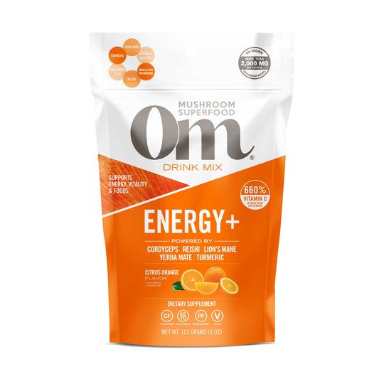 Om Energy+ 112g Orange Citrus